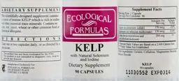 Label for Kelp with Natural Selenium and Iodine