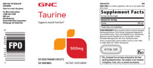 Taurine 500 mg