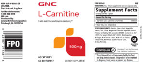 L-Carnitine 500 mg