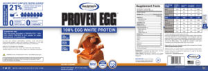 Proven Egg 100% Egg White Protein Salted