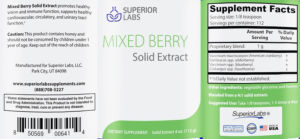 Mixed Berry Solid Extract