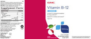 Vitamin B-12 Lozenges 1000 mcg Cherry