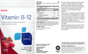 Vitamin B-12 2500 mcg Berry Blast