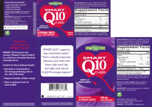 Smart Q10 100 mg Chocolate Flavored
