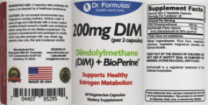 Diindolylmethane (DIM) + BioPerine