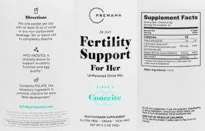 Fertility Support for Her Unflavored Drink Mix