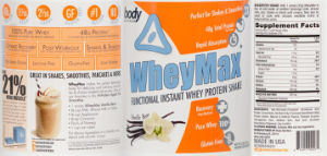 WheyMax Vanilla Bean