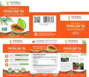 Organic Papaya Leaf Tea