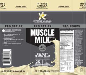 Muscle Milk Pro Series Intense Vanilla