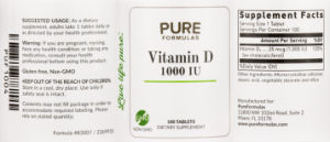 Vitamin D 1000 IU