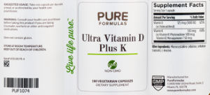 Ultra Vitamin D plus K