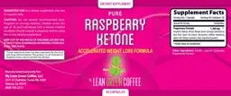 Label for Pure Raspberry Ketone