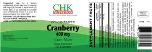 Cranberry 400 mg