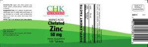 Chelated Zinc 50 mg
