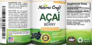 Acai Berry 600 mg