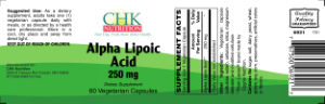 Alpha Lipoic Acid 250 mg