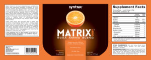Matrix Amino Orange Citrus
