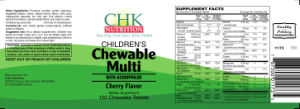 Children's Chewable Multi Cherry Flavor