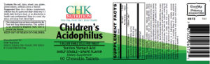 Children's Acidophilus Grape Flavor