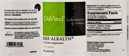 Label for Kre-Alkalyn