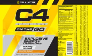 C4 Original On The Go Orange Burst