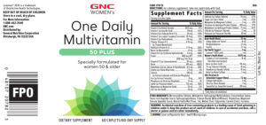 One Daily Multivitamin