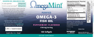 OmegaMint Peppermint Flavored