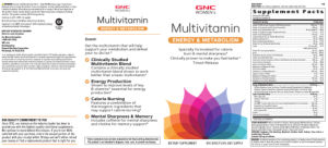 Multivitamin Energy & Metabolism