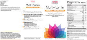 Multivitamin Energy & Metabolism