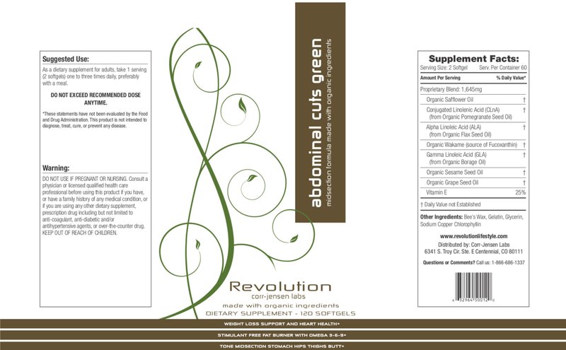 Revolution Abdominal Cuts Green