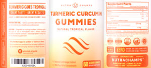 Turmeric Curcumin Gummies Natural Tropic