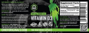 Vitamin D3 125 mcg (5000 IU)