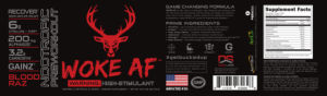 Woke AF Preworkout Blood Raz