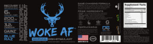 Woke AF Blue Raz