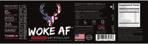 Woke AF Preworkout 'Merica Rocket Pop