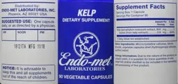 Label for Kelp