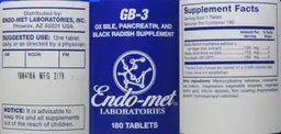 Label for GB-3