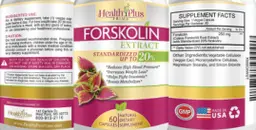 Label for Forskolin Extract