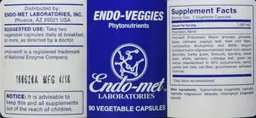 Label for Endo-Veggies