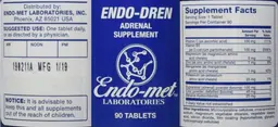 Label for Endo-Dren