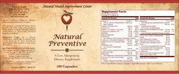Label for Natural Preventive