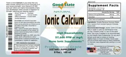 Label for Ionic Calcium 57,600 PPM