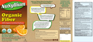 Organic Fiber Natural Orange Flavor