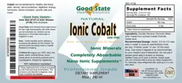 Label for Ionic Cobalt