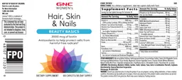 Label for Hair, Skin & Nails