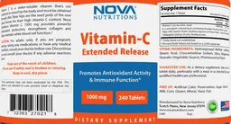 Label for Vitamin-C Extended Release 1000 mg