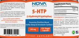 Label for 5-HTP 200 mg