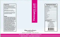 Label for Revolution Thermogenic Push