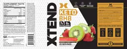 Label for Keto Strawberry Kiwi Splash
