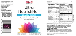 Label for Ultra NourishHair Beauty Basics